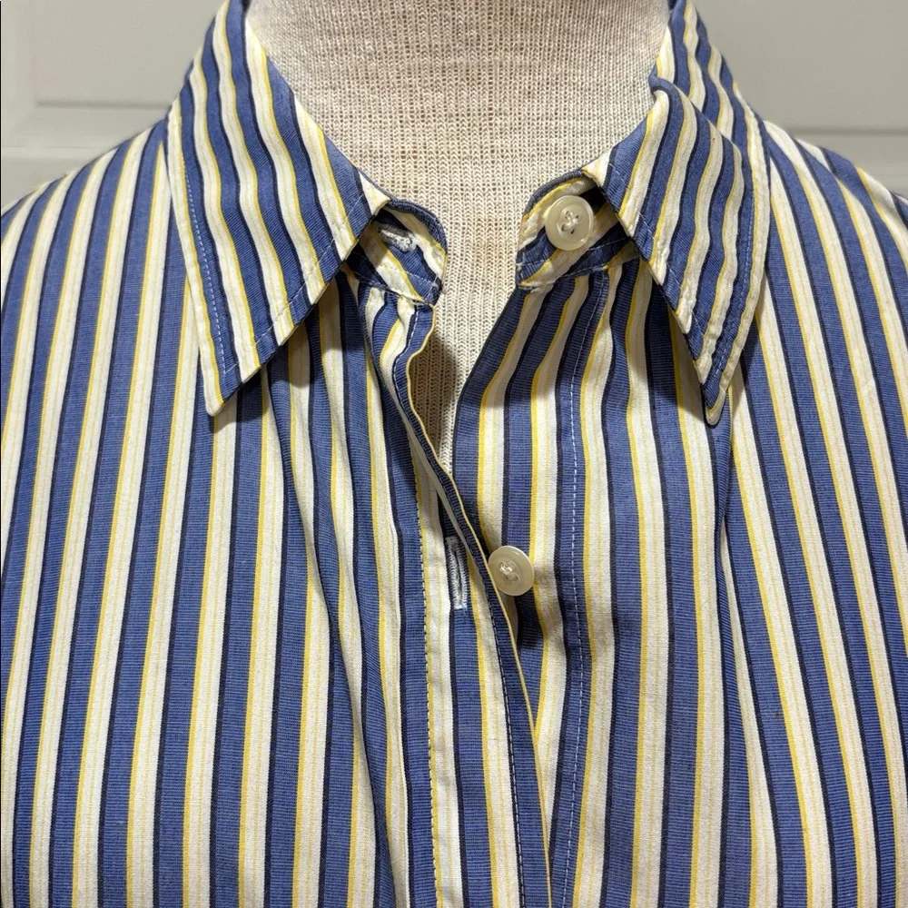 Lauren Ralph Lauren sz 2X  100% cotton long sleeve button down striped shirt - Picture 2 of 8